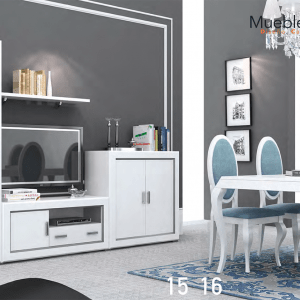 Comedor Blanco y Metal