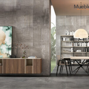 Mueble Auxiliar Flotante/Aparador CU-19: Estilo Texturizado y Suspendido