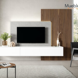 Composición de Salón Modular: Luminosidad, Contraste y Diseño Asimétrico