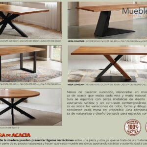 Mesa Comedor India Acacia X